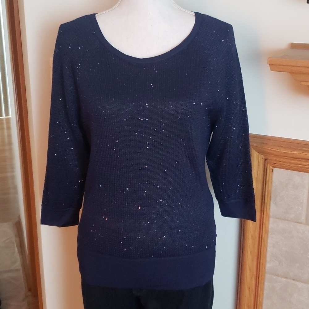 White House Black Market 3/4 sleeve sweater